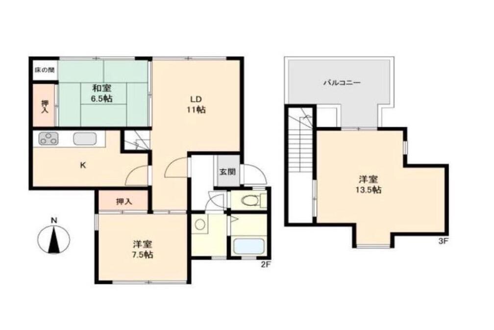 グレード１逗子　２階部分　