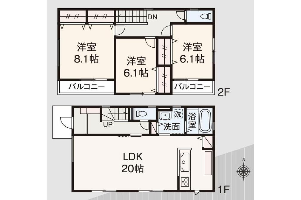鴨居2丁目B号棟【新築戸建】
