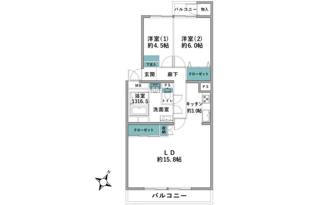 コーポ梶原山 4階部分