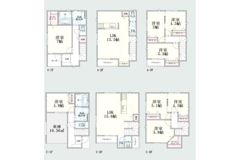 逗子市久木1丁目 新築戸建 A棟 C棟