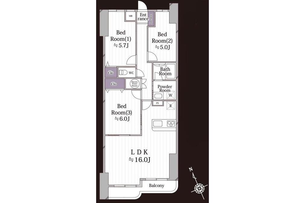 ライオンズマンション湘南秋谷 2階部分